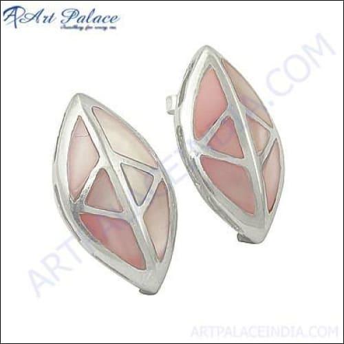 A pair of elegant 925 silver earrings featuring checker cut pear lapis gemstones, showcasing their unique design and rich blue color.