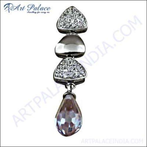 Elegant 925 silver earrings featuring a checker cut pear lapis gemstone, showcasing a unique design and high-quality craftsmanship.