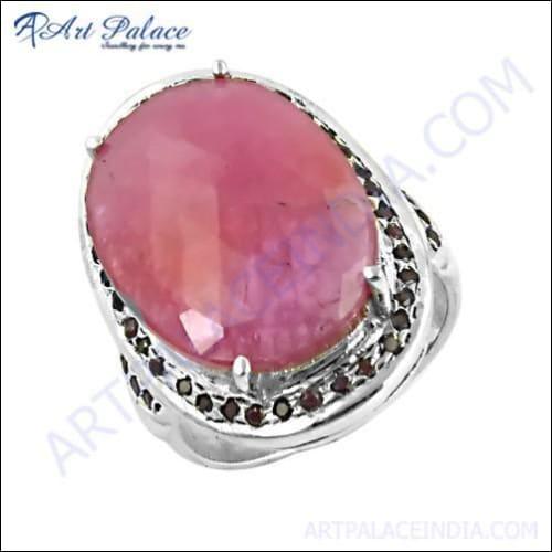 A beautiful 925 sterling silver ring featuring a vibrant ruby gemstone, showcasing elegant design and craftsmanship.