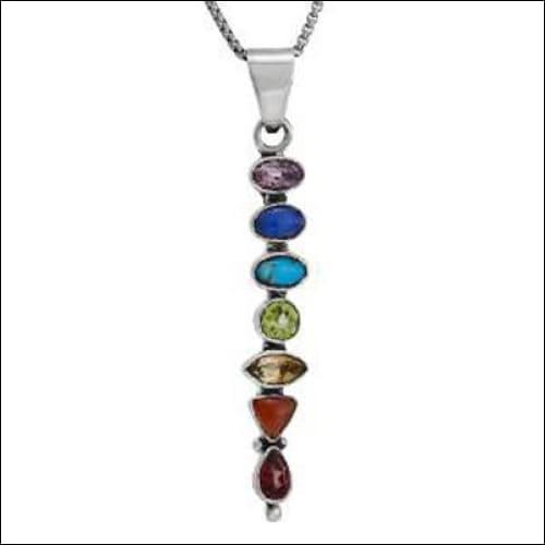 Charming Multi-Gemstone 925 Silver Pendant showcasing vibrant gemstones and intricate silver craftsmanship, perfect for elegant styling.