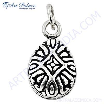 Elegant 925 silver gemstone pendant designed for party wear, showcasing intricate craftsmanship and vibrant gemstones.