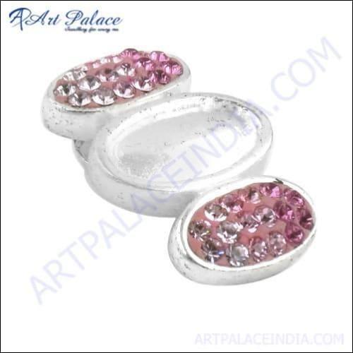 Elegant 925 silver pendant featuring a sparkling cubic zirconia gemstone, showcasing intricate design and craftsmanship.