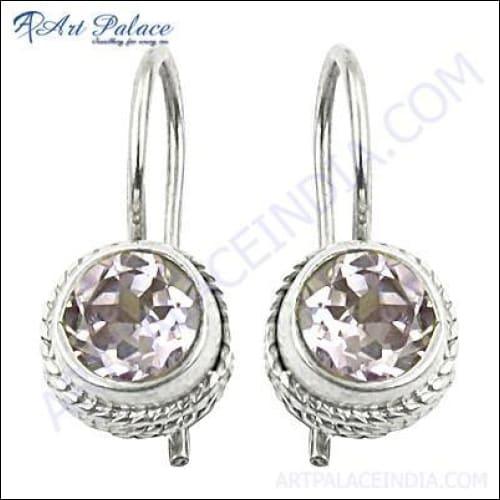 Elegant Amethyst 925 Silver Earrings featuring stunning purple stones set in high-quality sterling silver.