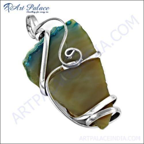 Famous Designer Rainbow Gemstone Silver Pendant showcasing vibrant gemstones set in high-quality silver, perfect for elegant styling.
