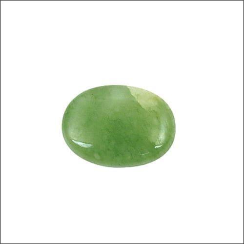A collection of Genuine Green Aventurine Semi-Precious Stones, showcasing their vibrant green color and smooth finish, ideal for handmade jewelry.