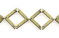 Half Triangle Bracelet 7505E in apple green, showcasing its unique design and sustainable materials.