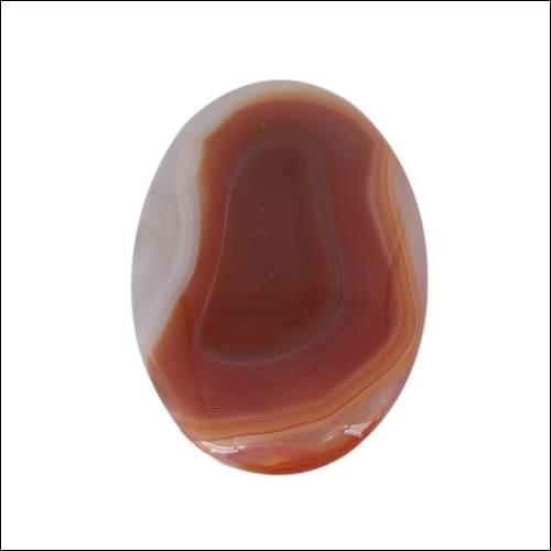 Impressive Red Banded Stone showcasing a unique red banded pattern, perfect for fashionable accessories.