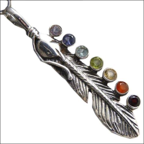 Leaf Style Multi Gemstone Silver Pendant featuring vibrant gemstones and intricate leaf design, showcasing exquisite craftsmanship.