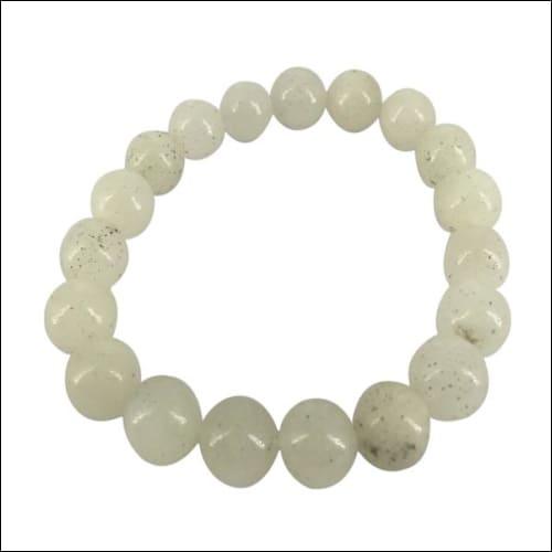 Libyan Tektite Stone Beaded Elastic Bracelet showcasing unique gemstones with a smooth finish, perfect for elegant accessorizing.