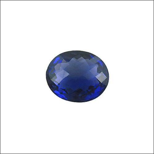 Newest Machine-Cut Iolite Glass Loose Gemstone showcasing brilliant violet-blue hues and exquisite shine, perfect for jewelry making.