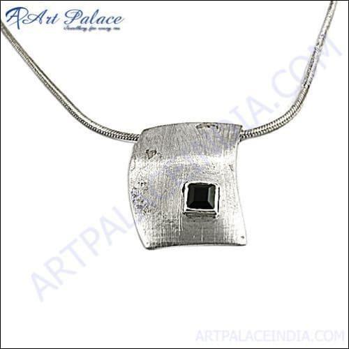 Elegant Mommy Organic Black Onyx Necklace featuring polished black onyx beads, perfect for sophisticated mothers.