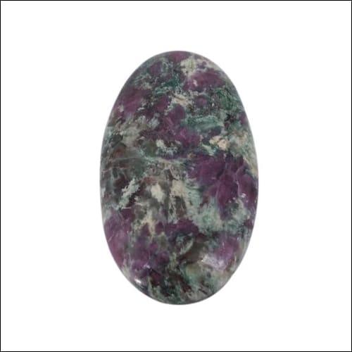 A vibrant Energy Powerful Matrix Ruby gemstone showcasing its colorful hues and exquisite craftsmanship by Art Palace.