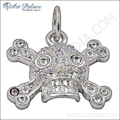 Skrull Style 925 Sterling Silver Pendant featuring unique Marvel design, showcasing intricate details and high-quality craftsmanship.