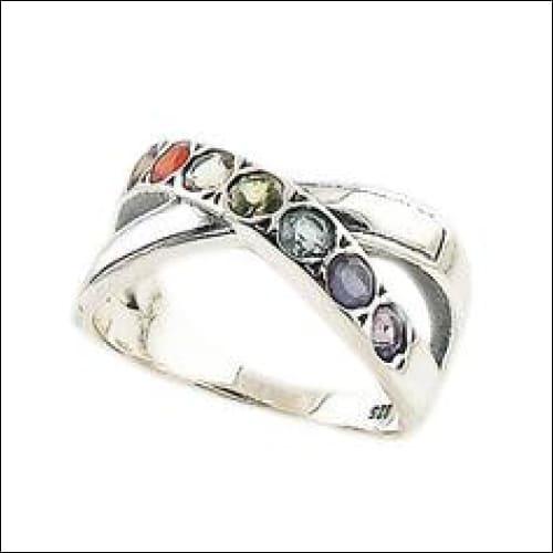 A stunning adjustable multistone ring featuring cubic zirconia gemstones set in 925 sterling silver, showcasing intricate craftsmanship and elegance.
