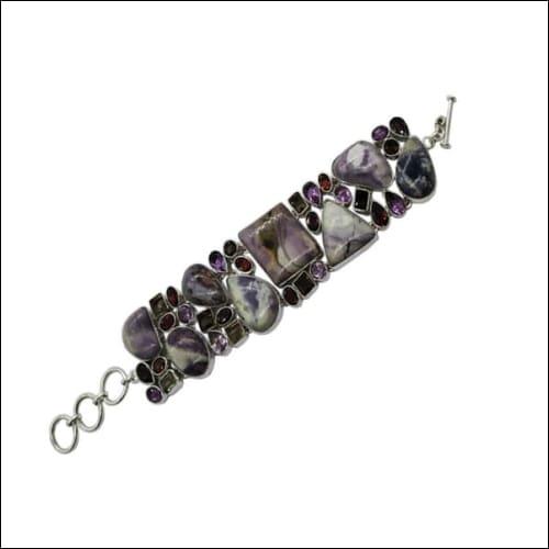 Stunning Multistone 925 Silver Bracelet featuring vibrant gemstones and adjustable design, perfect for any wrist size.