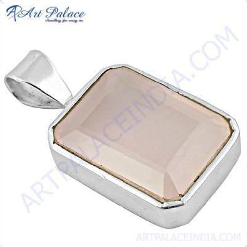 Stunning Romantic Aquamarine Gemstone Silver Pendant showcasing a beautiful aquamarine stone set in high-quality silver, perfect for gifting.