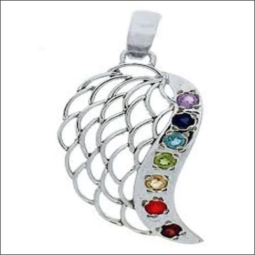 Stylish Multi-Gemstone Silver Pendant featuring vibrant gemstones set in high-quality silver, showcasing intricate craftsmanship.