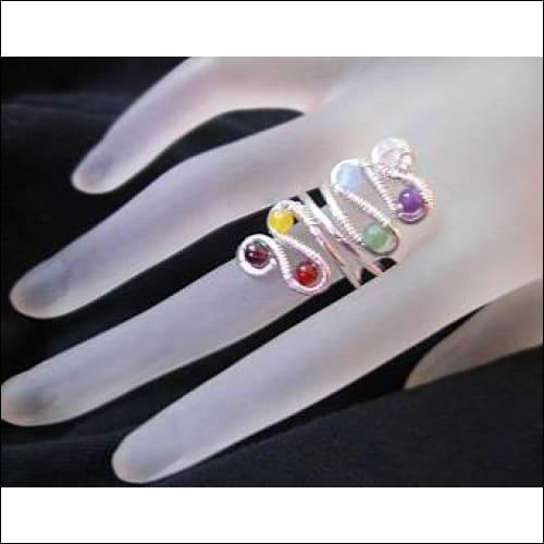Stylish Snake Multi-Gemstone Silver Ring featuring a unique snake design adorned with vibrant gemstones, showcasing exquisite craftsmanship.