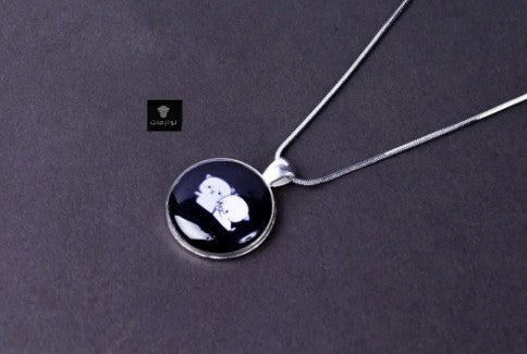 Unisex King Pendant Classic 8 featuring a heart design, symbolizing love and self-acceptance.