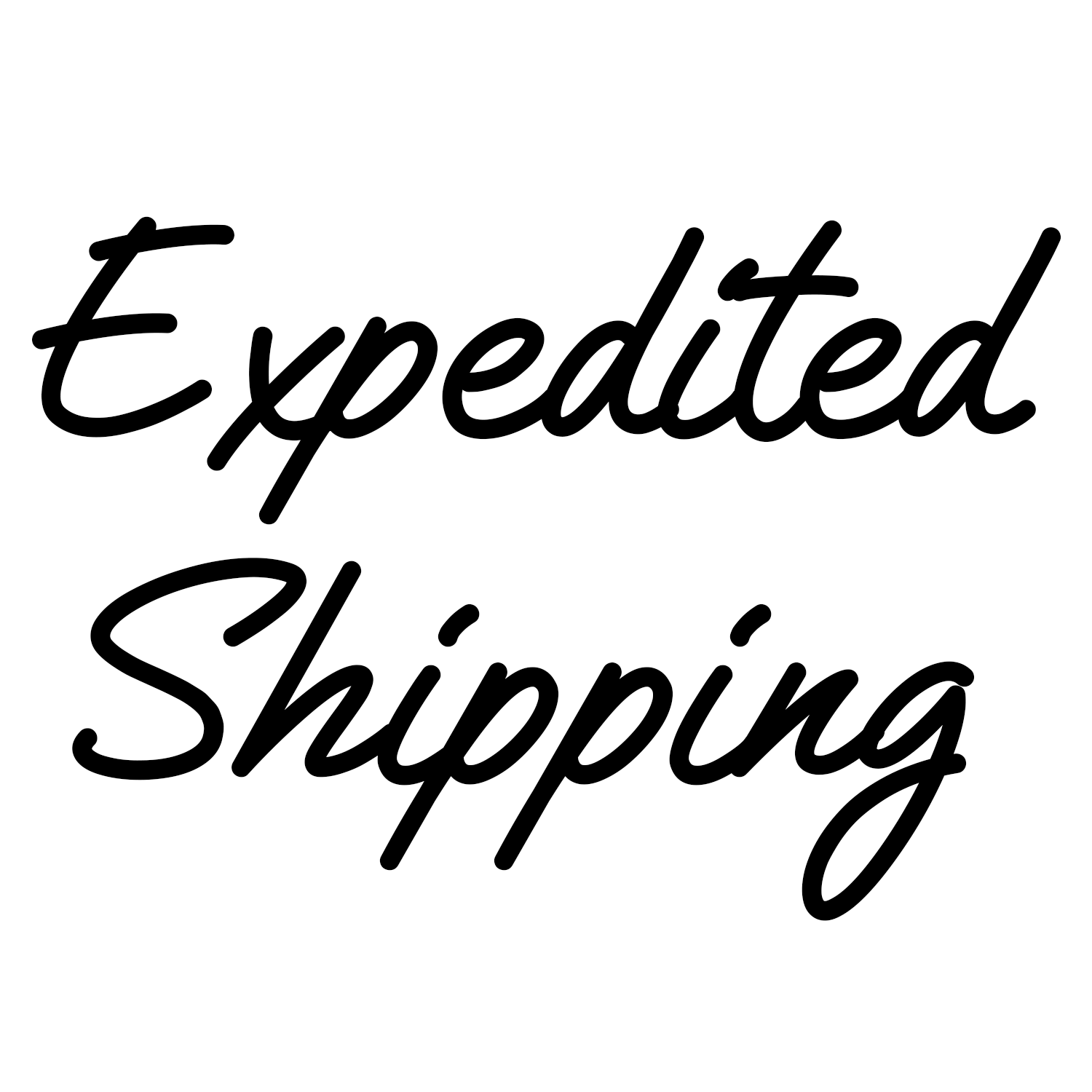 Expedited Shipping and Engraving add-on service for faster delivery and personalization options.