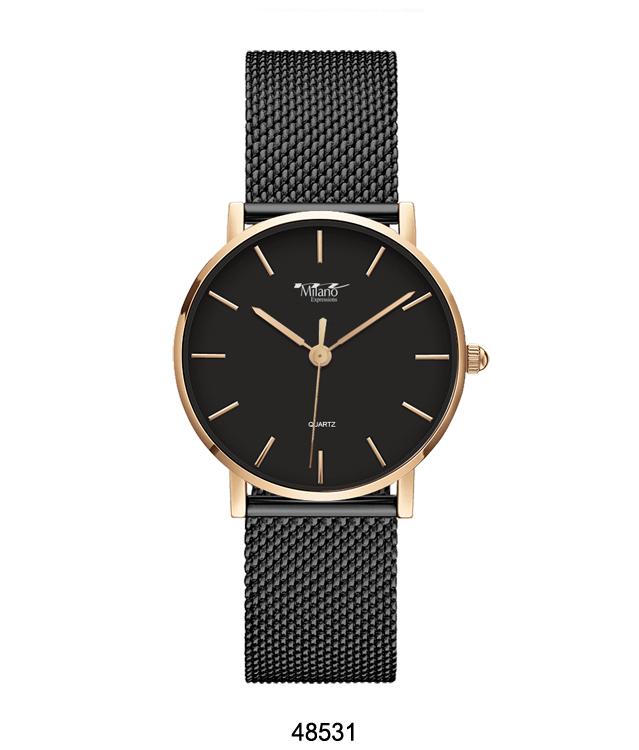 Elegant 4853 Mesh Band Watch featuring a luxe mesh band and classic dial, perfect for modern women.