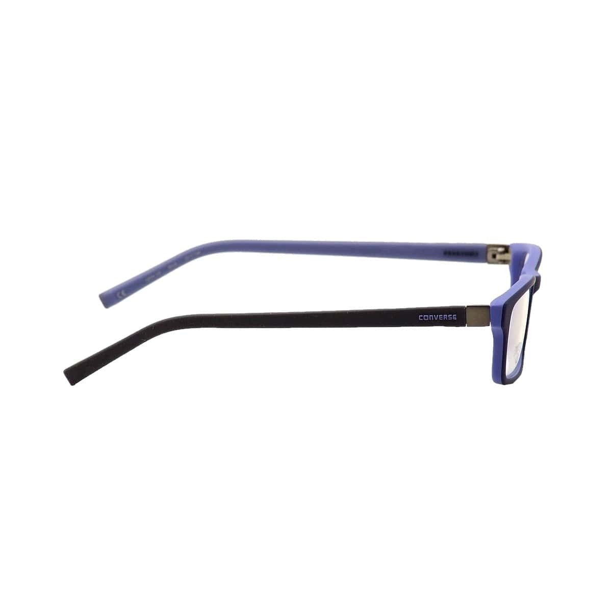 Converse Q039 Blue Rectangular Men's Acetate Eyeglasses showcasing a stylish blue frame with a rectangular shape.