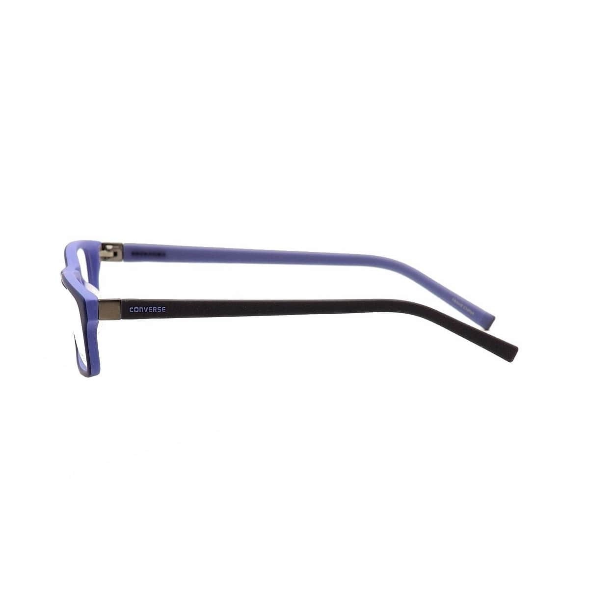 Converse Q039 Blue Rectangular Men's Acetate Eyeglasses showcasing a stylish blue frame with a rectangular shape.
