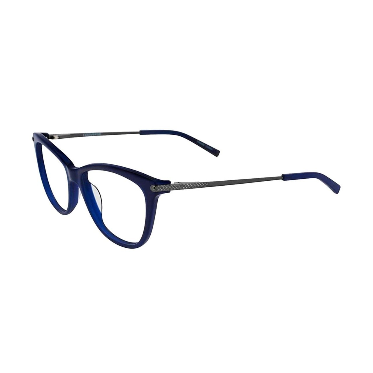 Converse Q405 Navy Cat-Eye Women's Acetate Eyeglasses showcasing elegant design and navy color.