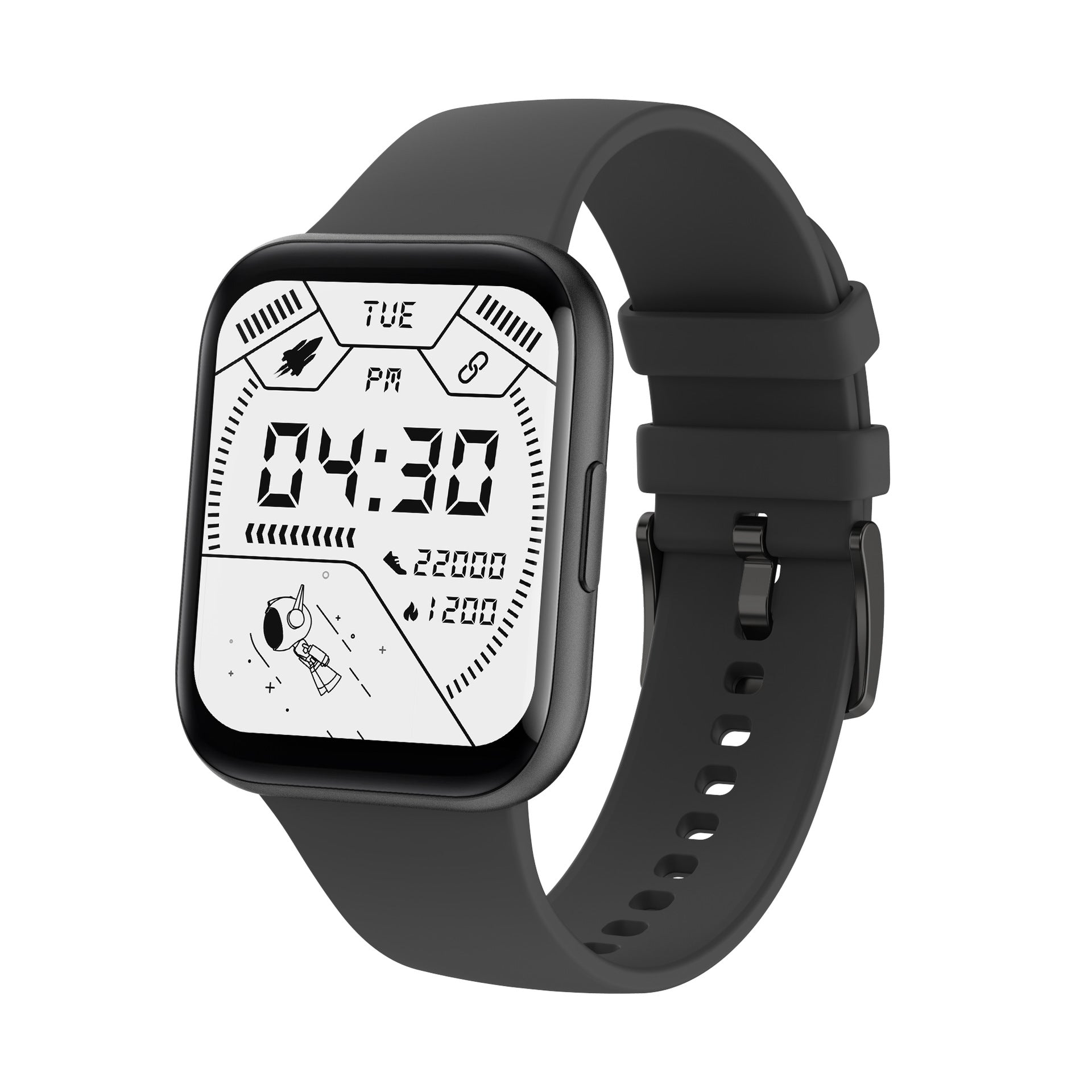 Full-touch Heart Rate Monitoring Sports Smart Bracelet with a sleek design and vibrant display, suitable for fitness tracking.
