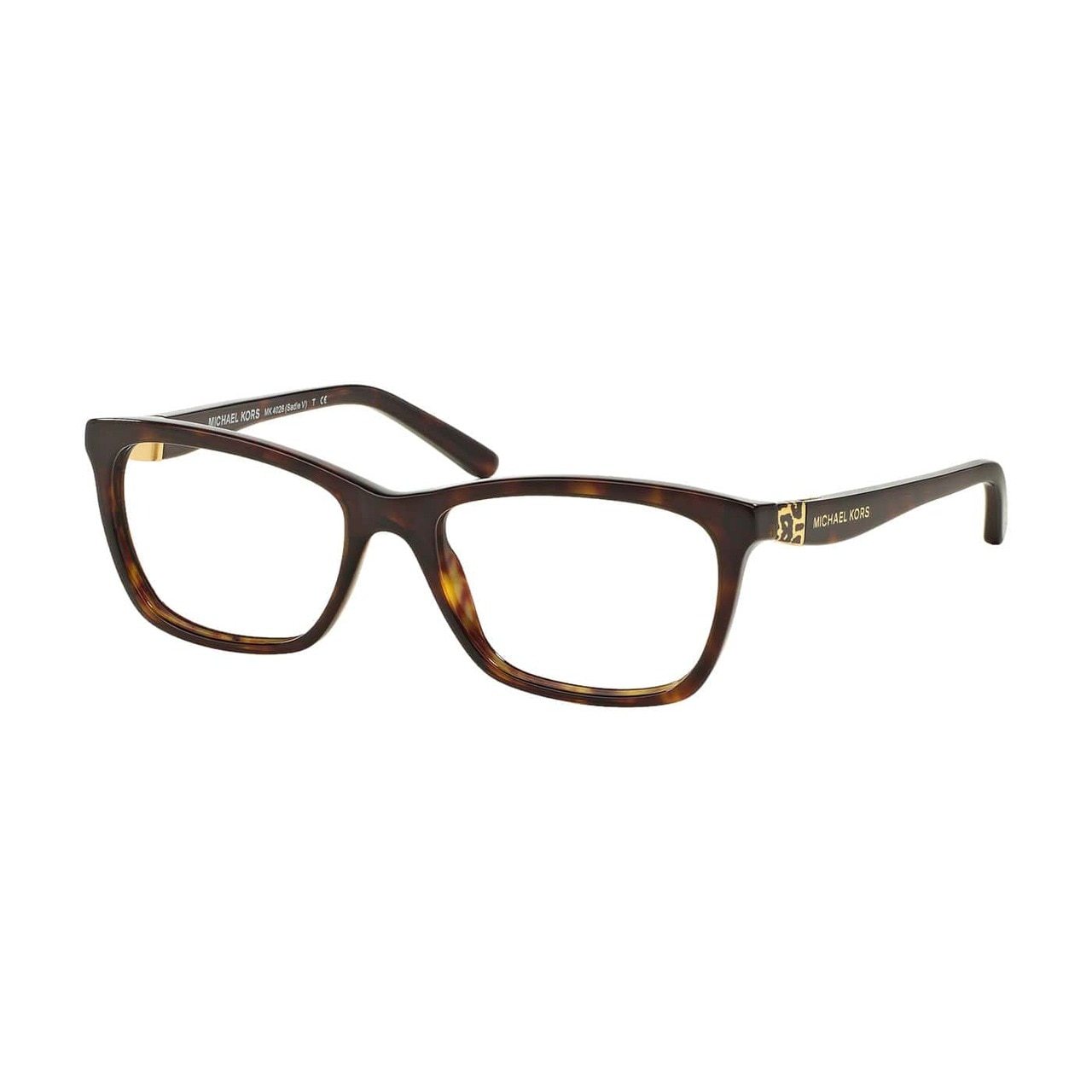 Michael Kors MK 4026-3006 Sadie V Tortoise Square Women's Eyeglasses featuring a stylish tortoise frame and square lenses.