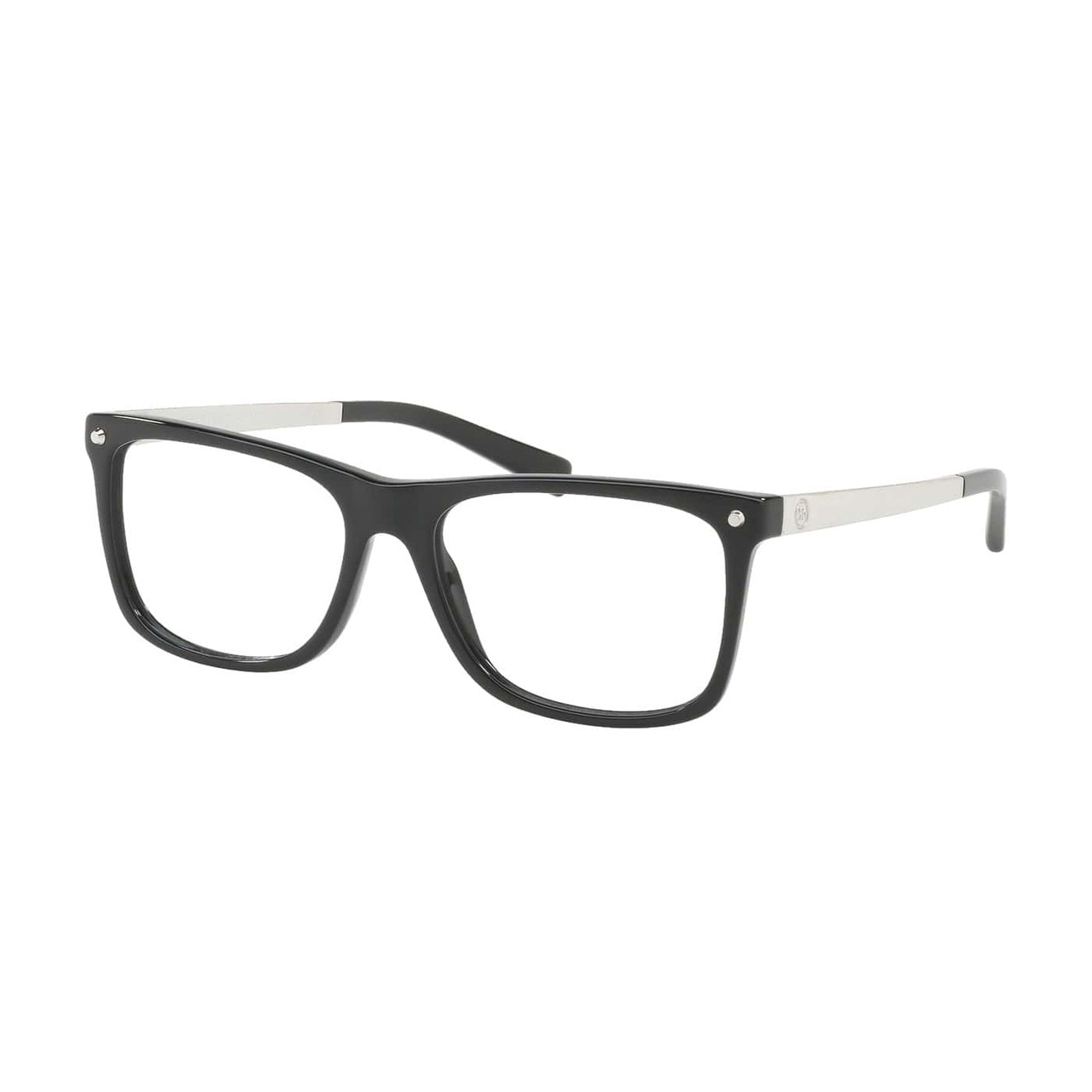 Michael Kors MK 4040-3163 Iza Black Square Women's Eyeglasses featuring a full-rim design and stylish black acetate frame.