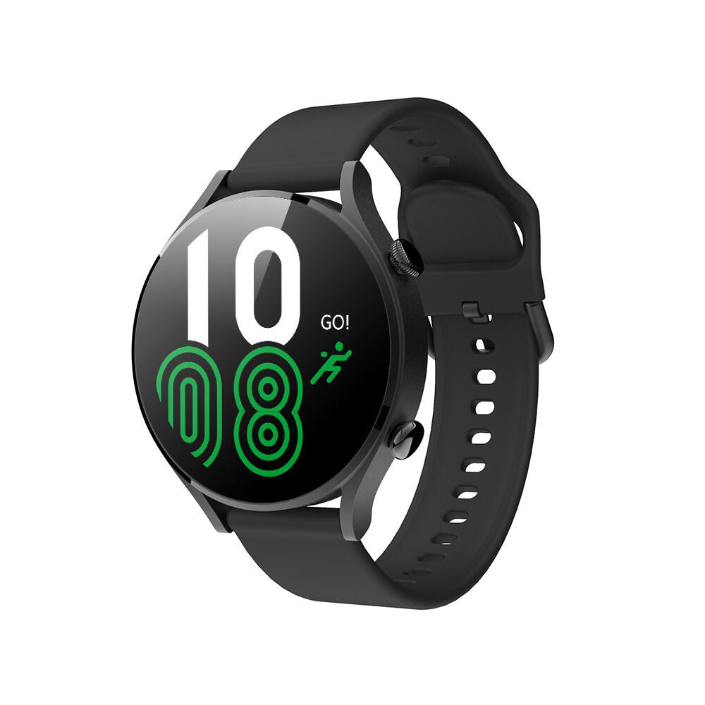 Universal Series Bluetooth Heart Rate Blood Oxygen Watch with silicone wristband, showcasing its sleek design and advanced features.