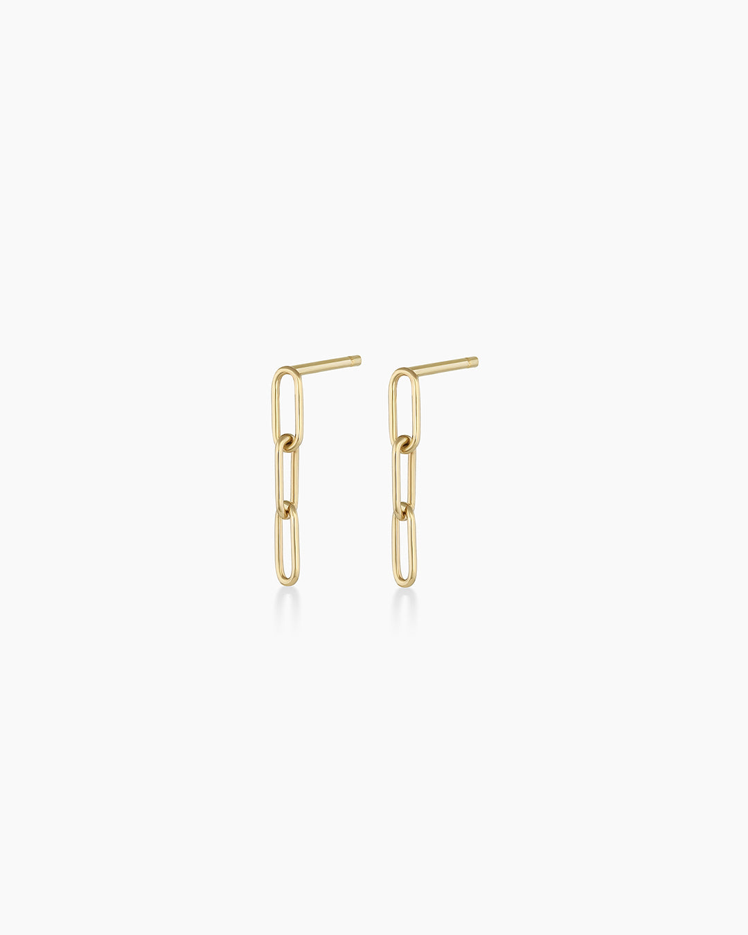 Elegant 14k Gold Parker Earrings showcasing a luxurious design, perfect for any occasion.