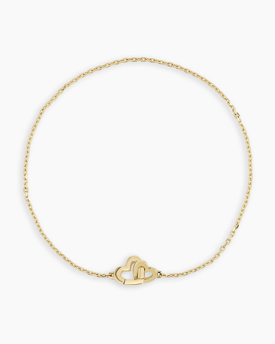 14k Gold Parker Heart Bracelet featuring a stunning heart-shaped design, symbolizing love and bravery.