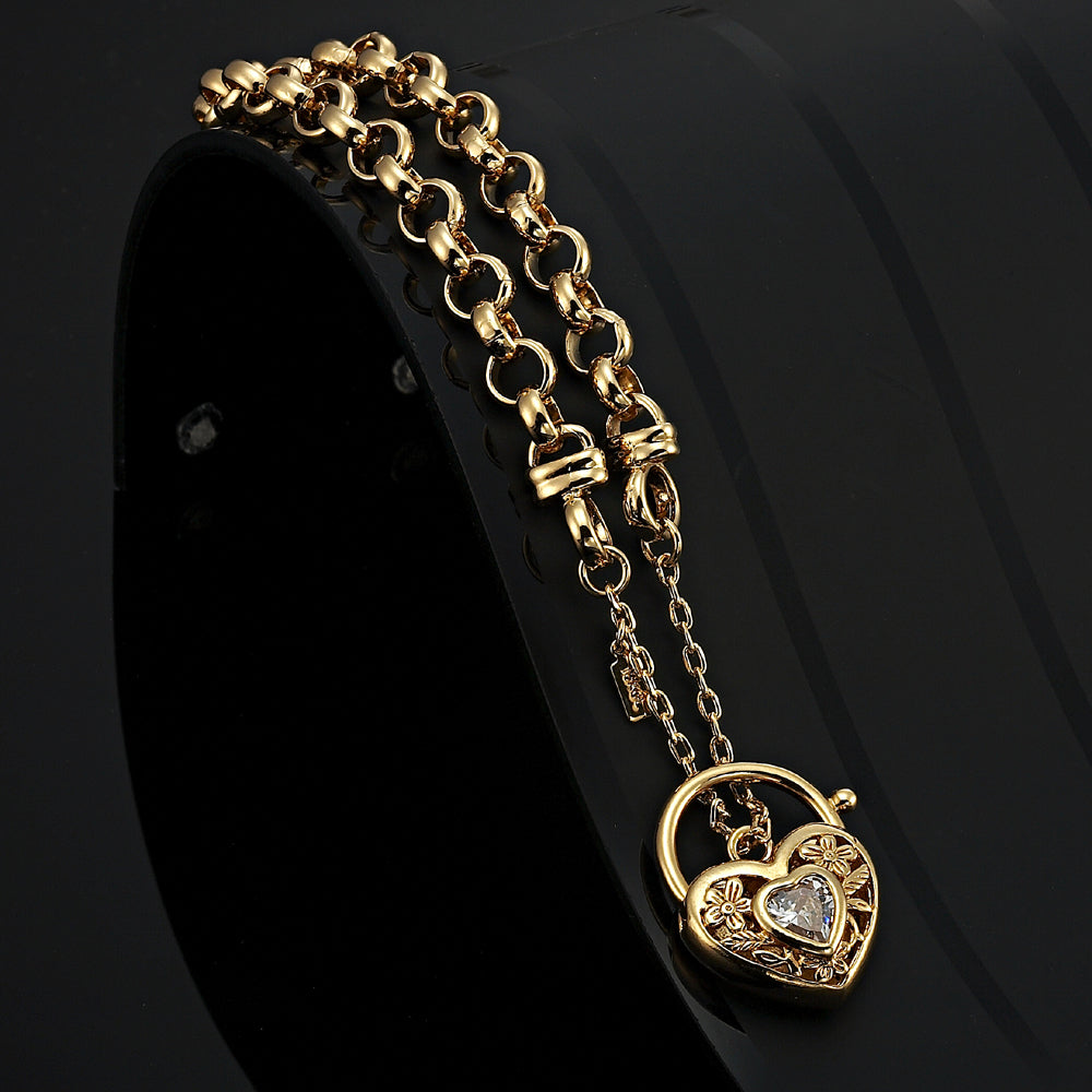18ct Heavy Yellow Gold Plated 6mm Belcher Chain Bracelet featuring a filigree locket, showcasing its elegant design and craftsmanship.