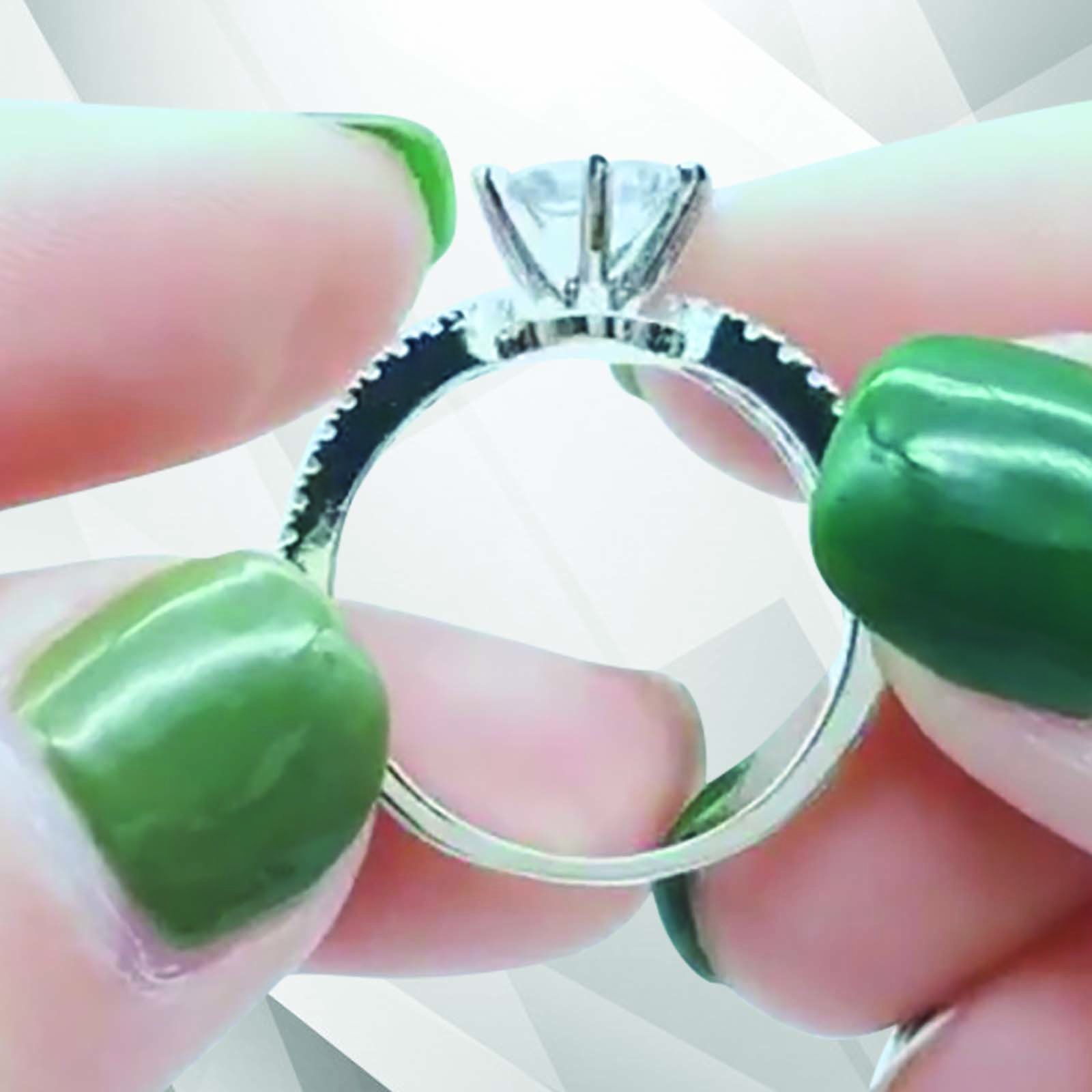 2.0Ct Round-Cut CZ Diamond Solitaire Bridal Engagement Ring set in 18K white gold, showcasing its brilliant shine and elegant design.