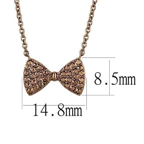 3W1132 IP Coffee light Brass Chain Pendant featuring AAA Grade CZ stone in light coffee color, elegantly designed for stylish wear.