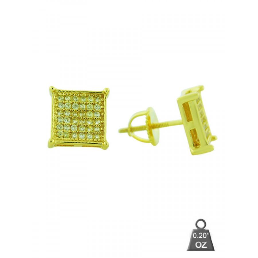 A pair of elegant 925 sterling silver earrings, showcasing their shiny finish and lightweight design, perfect for any occasion.