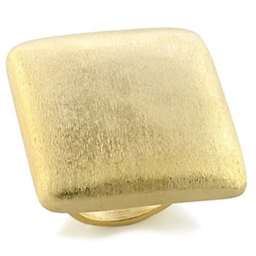 9W179 Gold Brass Ring featuring a sleek and minimalist design with a luxurious gold plating.