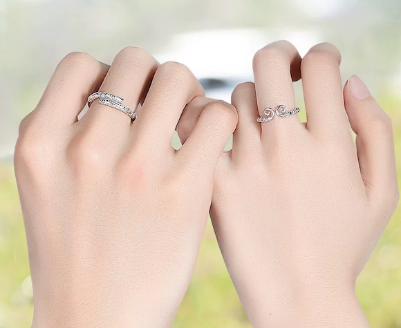Adjustable Wukong's Golden Fillet and Jingu Bang Rings made from S925 silver, showcasing intricate design and adjustable features.