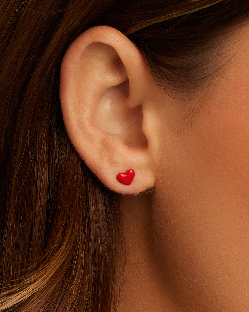 Amour Charm Stud showcasing bold design and craftsmanship, perfect for adventurous fashion lovers.