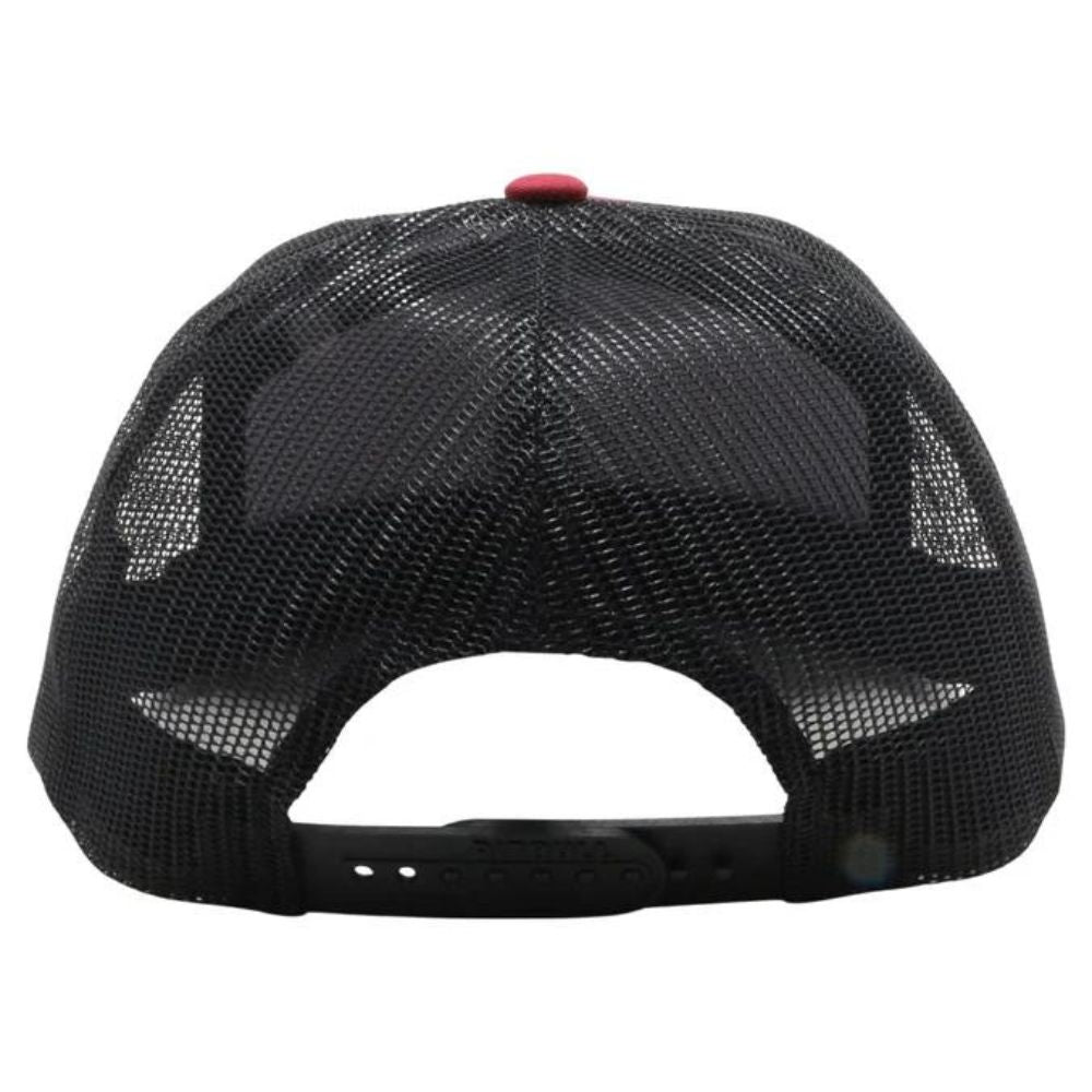 CAMBRIDGE 6 PANEL CAMPER MESH BACK SNAPBACK featuring a structured design, adjustable snapback closure, and breathable mesh back.