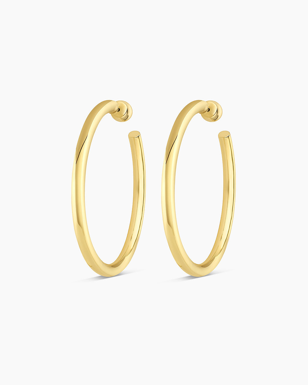 Carter Statement Hoops showcasing a bold and elegant design, perfect for elevating any outfit.