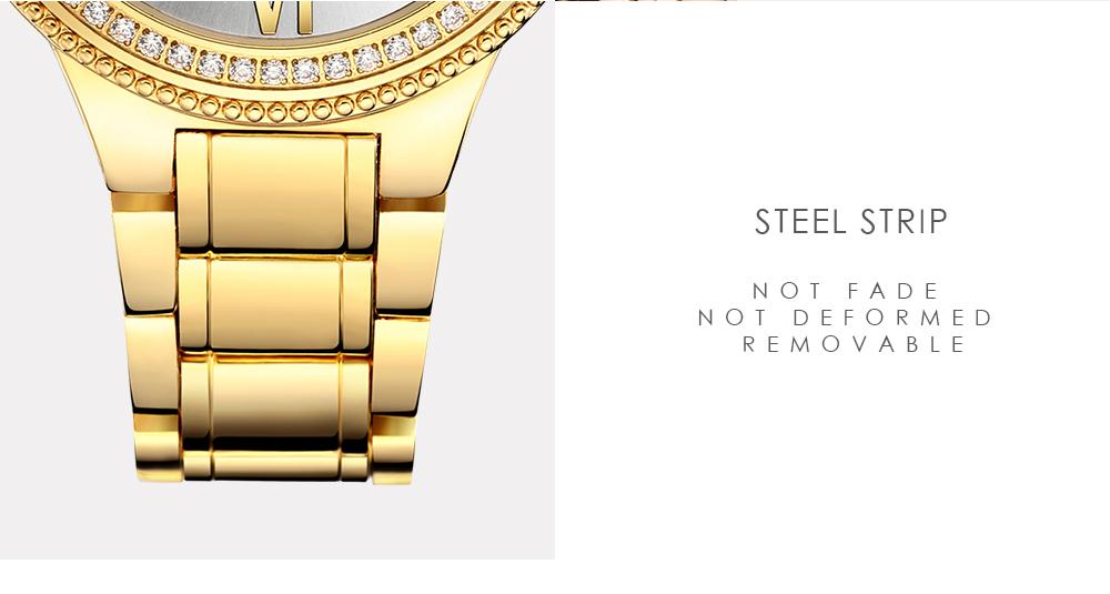 CASSANDRA Women's Classic Watch featuring a stylish design with adjustable links and a Japan Quartz movement.