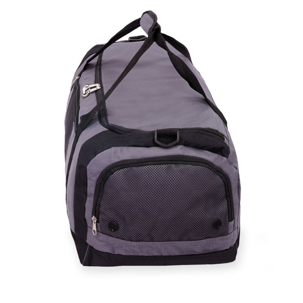 Large Casual Duffel Bag with Wet Pocket, featuring adjustable shoulder strap and durable material.
