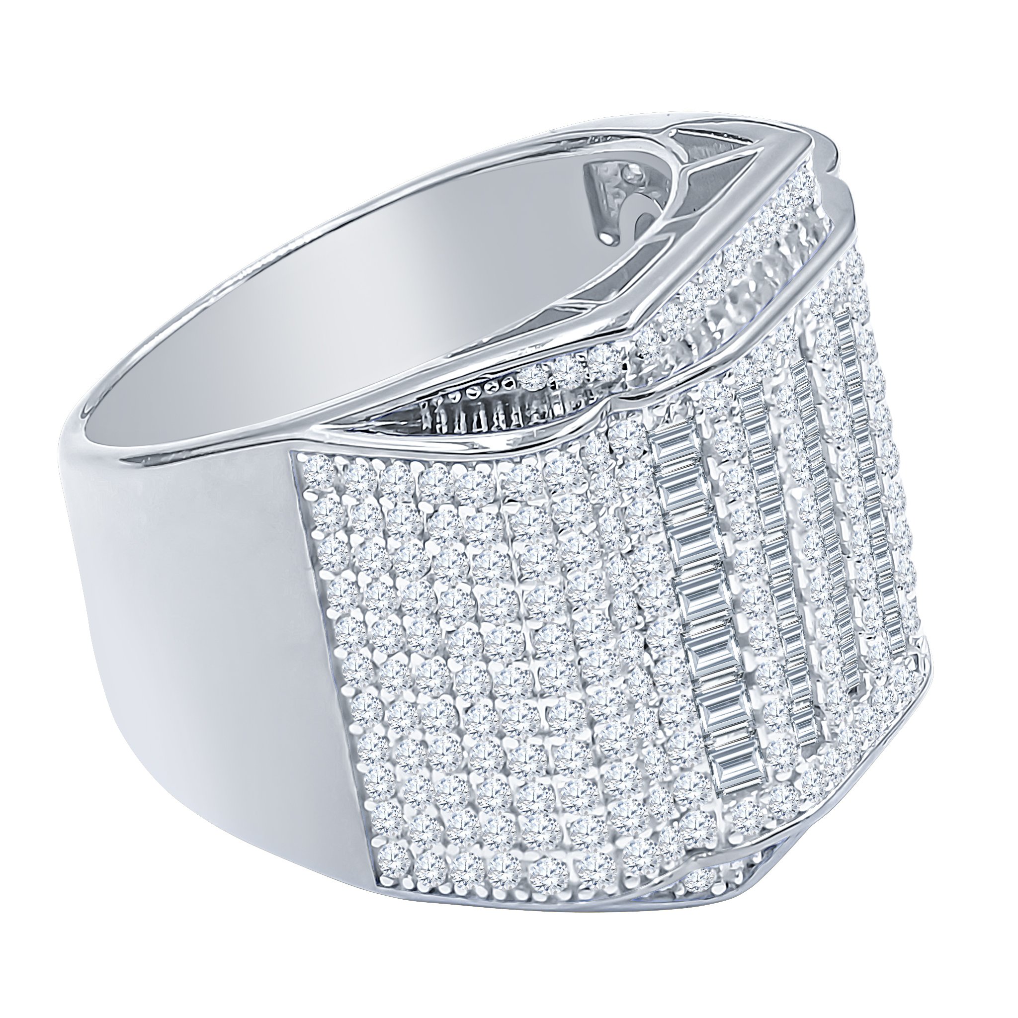 CHARISMA Silver Ring featuring dazzling cubic zircon stones in a stylish design, crafted from 925 sterling silver.