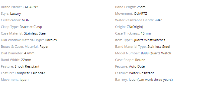 CLAIRVOYANT Men's Watch featuring a glinting case, steel wristband, and a stylish dial with cubic zirconia accents.