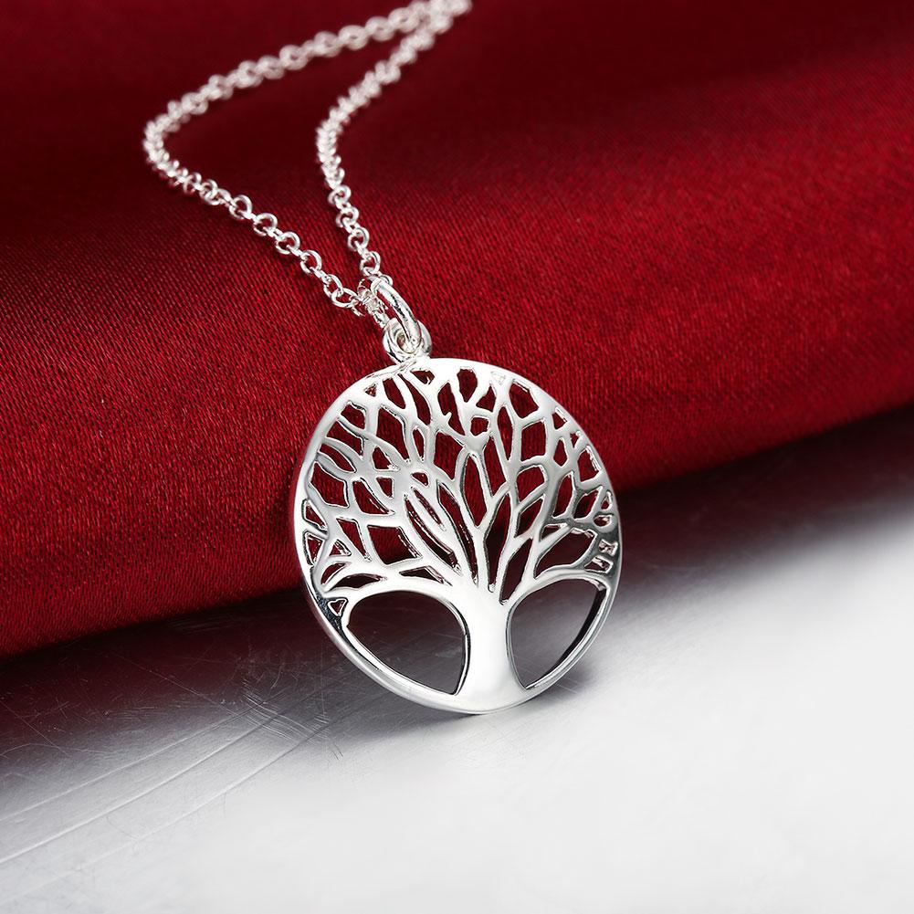 Classic Mother of Tree of Life Necklace in 18K Gold Plated, featuring a delicate tree pendant on an elegant chain.