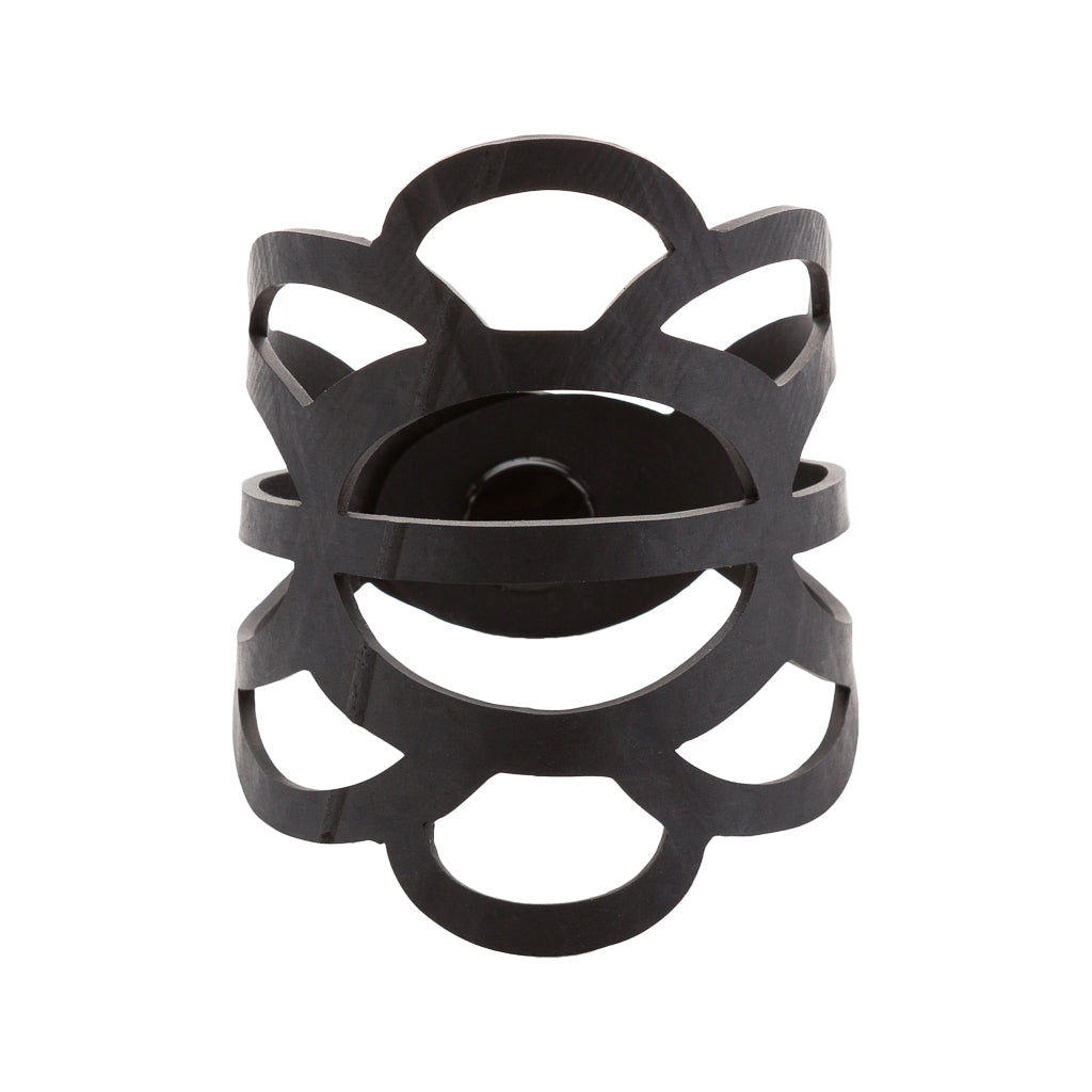 Cloud Recycled Rubber Bracelet showcasing unique textures and patterns, handcrafted from reclaimed rubber.