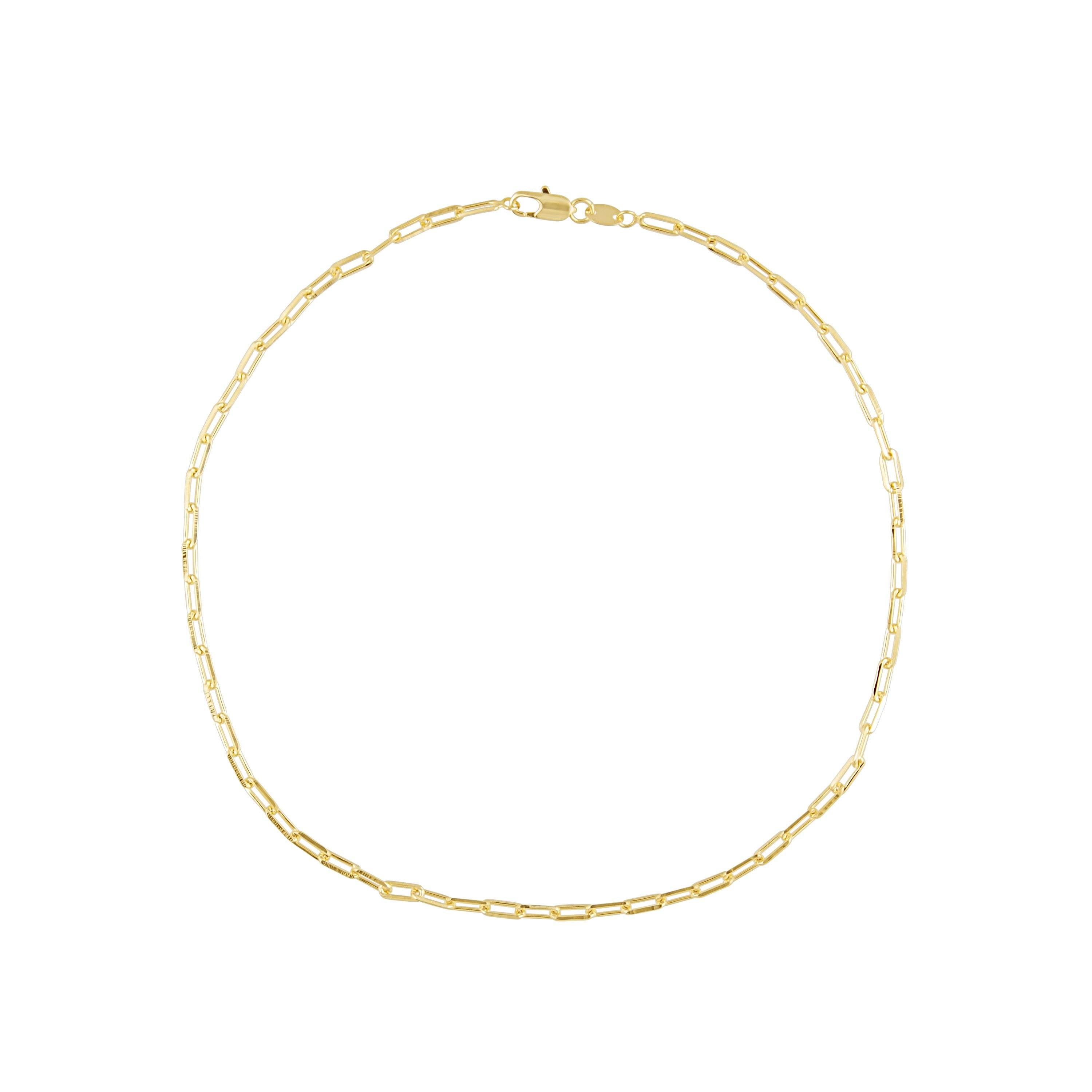 Codie Link Necklace featuring interlocking links in a stylish design, perfect for any occasion.